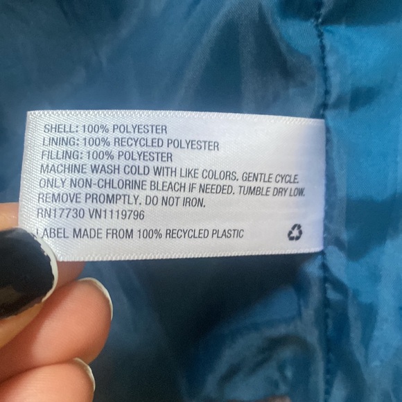 A new day plaid long quilted puffer jacket coat zara style - Picture 3 of 3